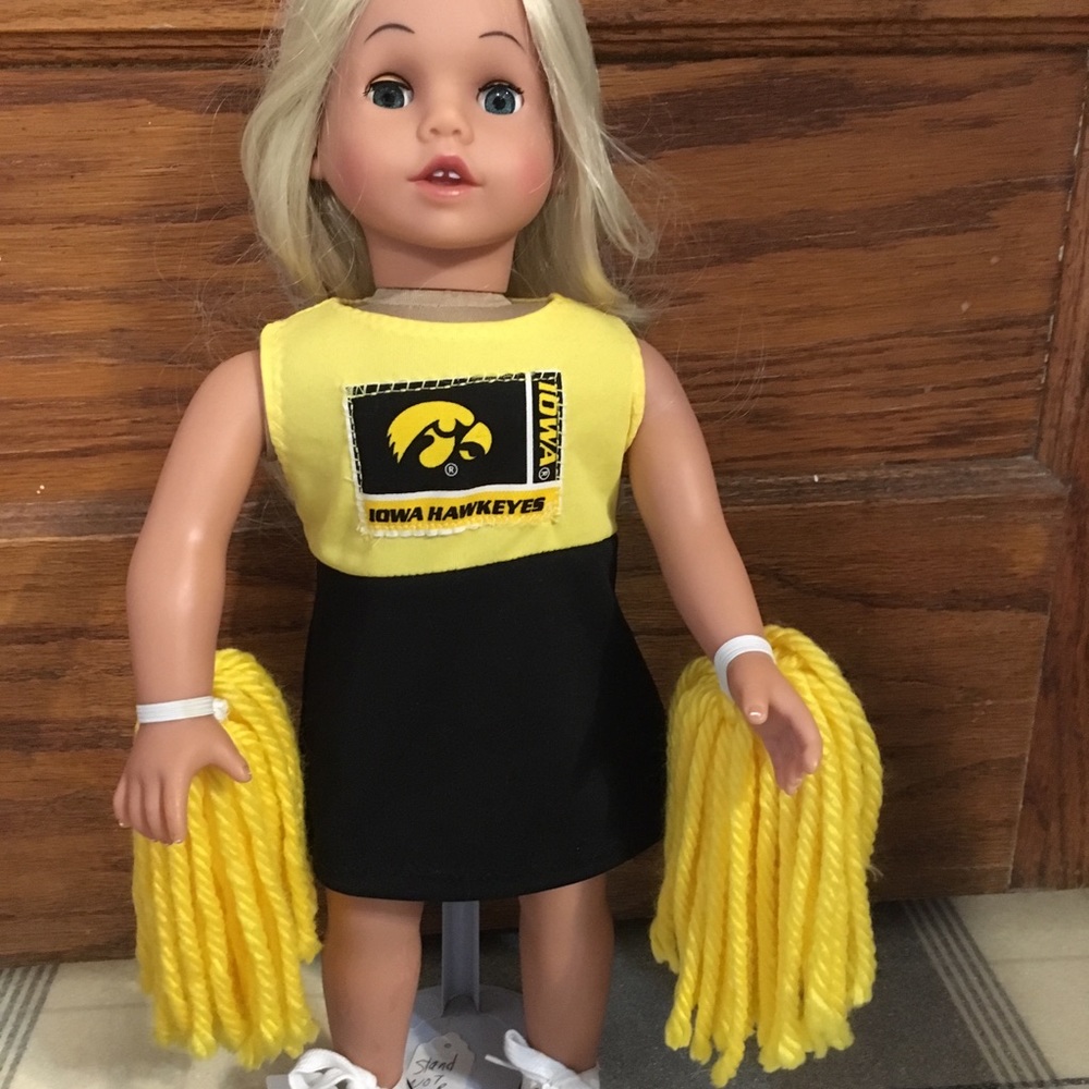 American Girl Iowa Hawkeyes Cheerleader outfit
